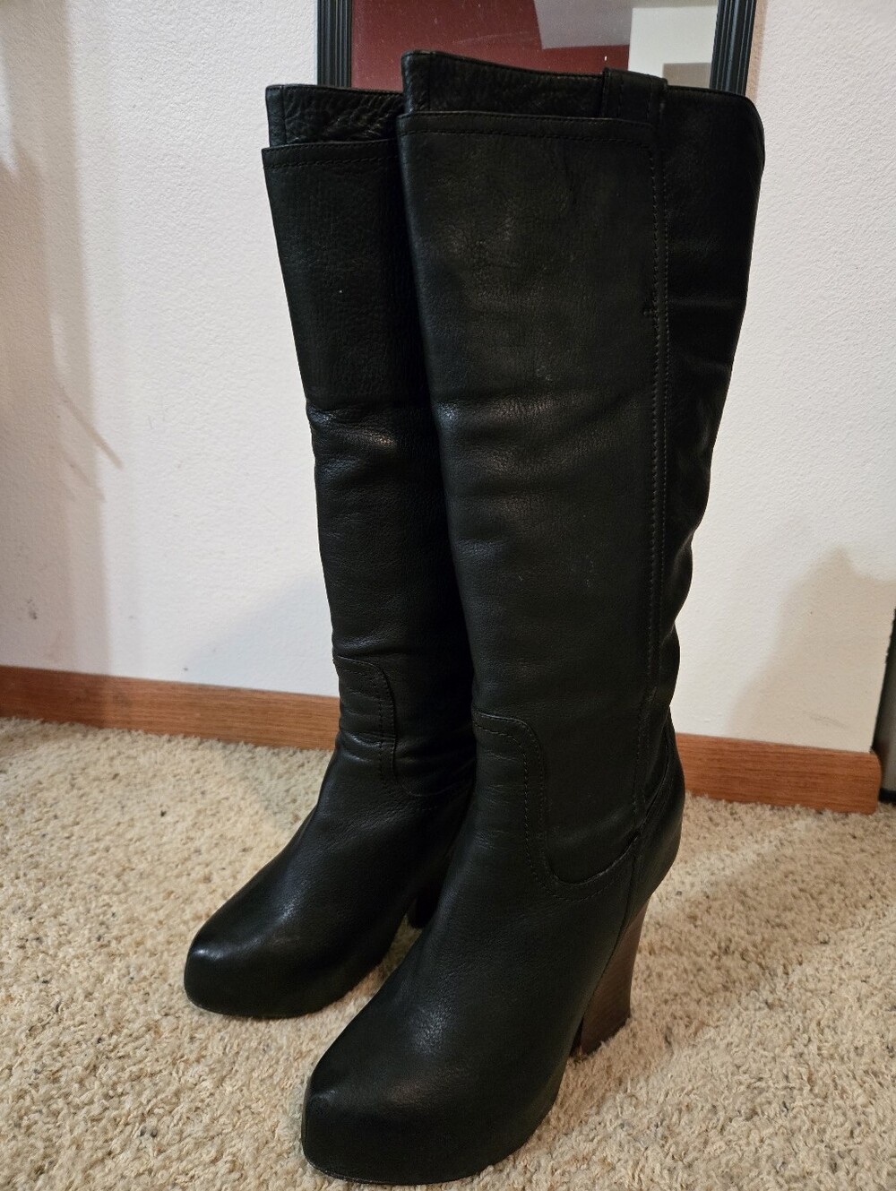 Dolce Vita 'QUOTE' Napa Leather Knee High Platform Boots FOLKS WILL STOP & STARE